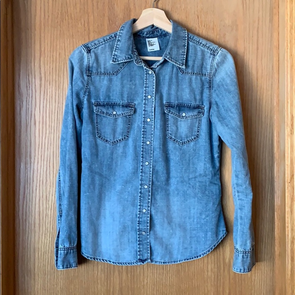 H&M denim shirt